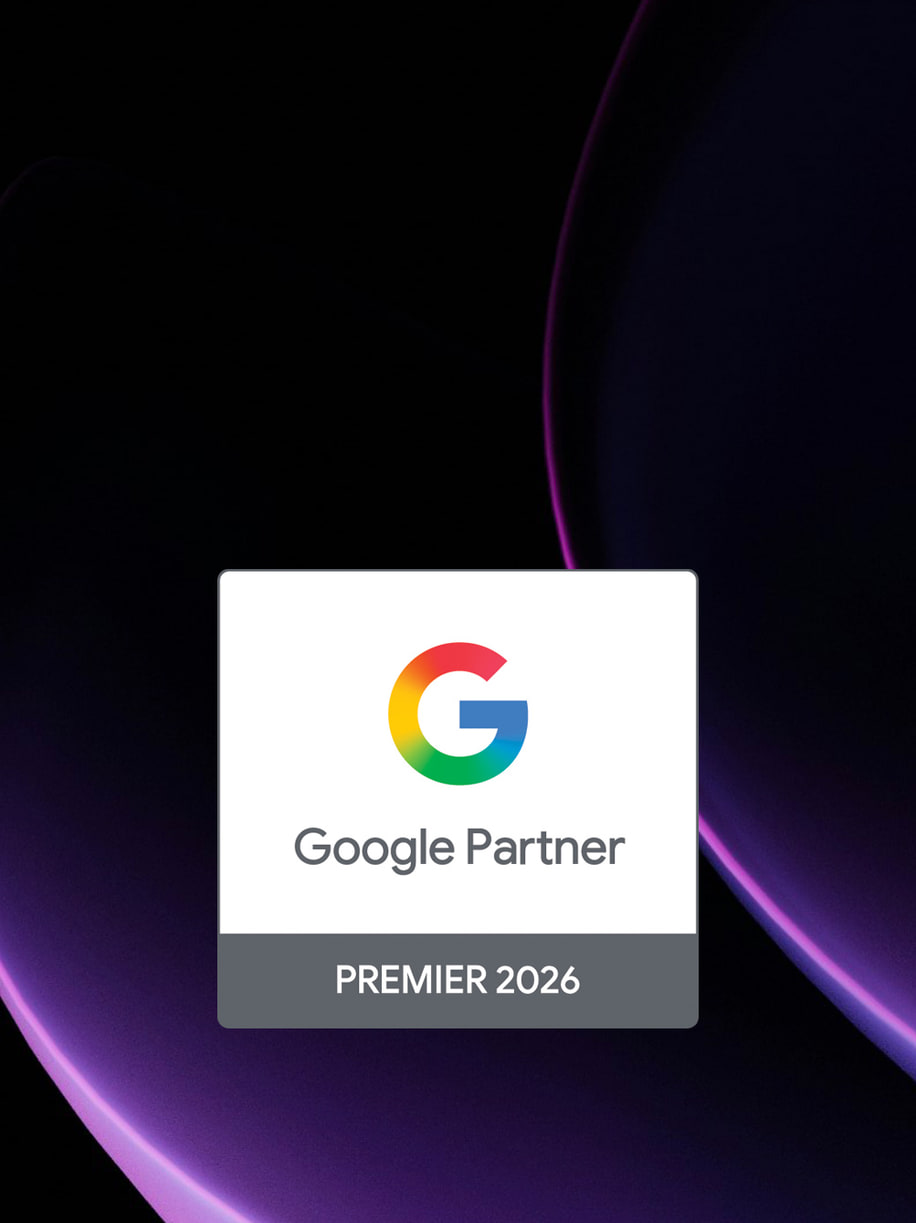 Le badge Google Partner Premier 2026.