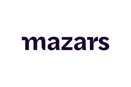 Logo mazars purple